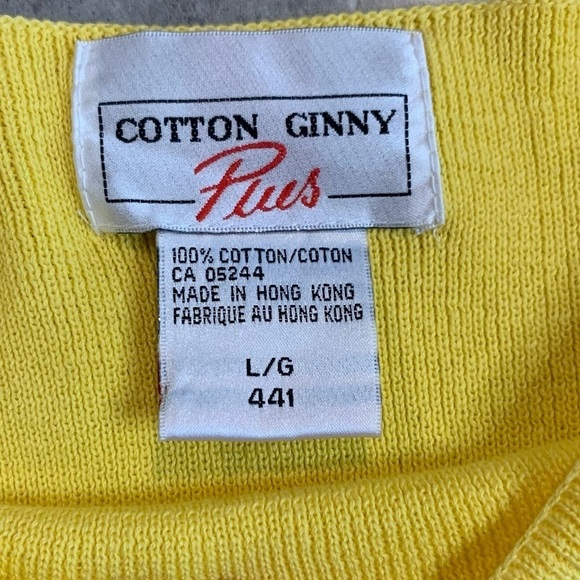 NWOT Cotton Ginny 100% Cotton Knitted Colour Block Top, Size L - Picture 3 of 5